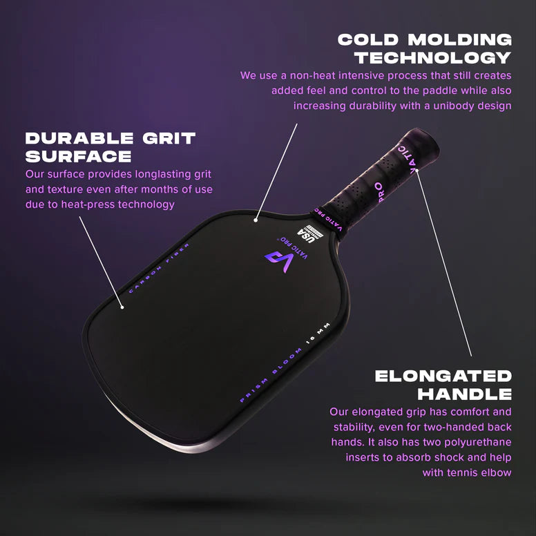 Vatic Pro Pickleball Racket - PRISM Bloom
