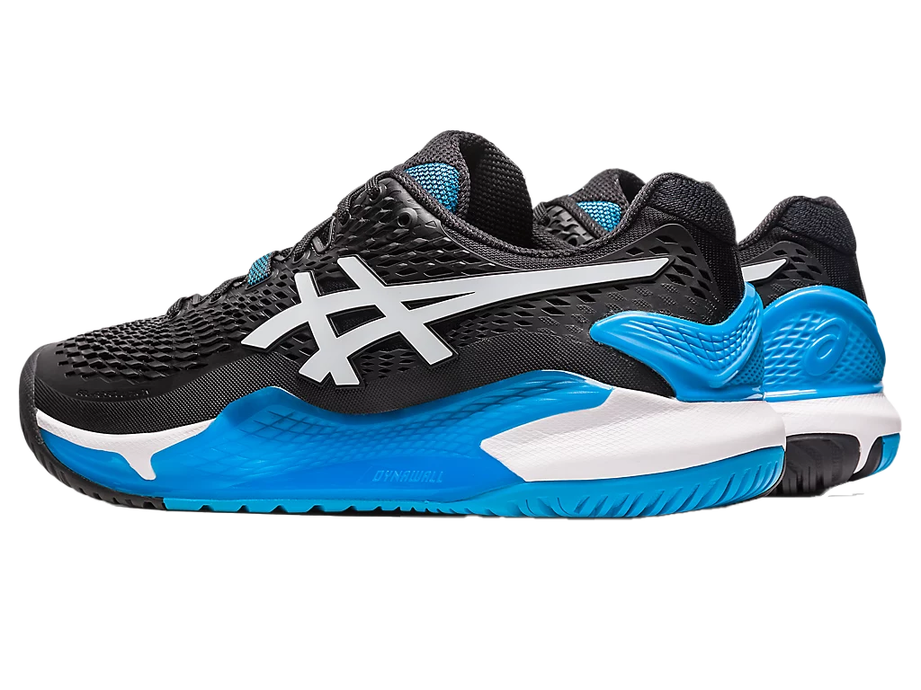 Pickleball Gel Shoes - Resolution 9 Black / White (For Men)