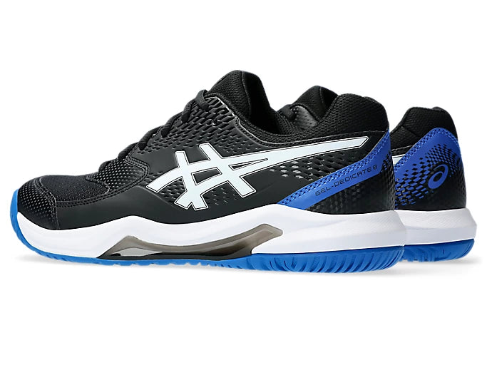 Giày Pickleball Asics Gel-Dedicate 8 Black / Tuna Blue