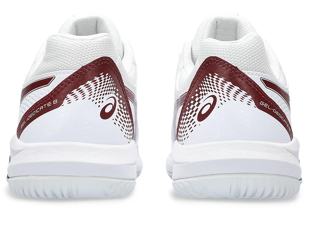 Giày Pickleball Asics Gel-Dedicate 8 White / Antique Red