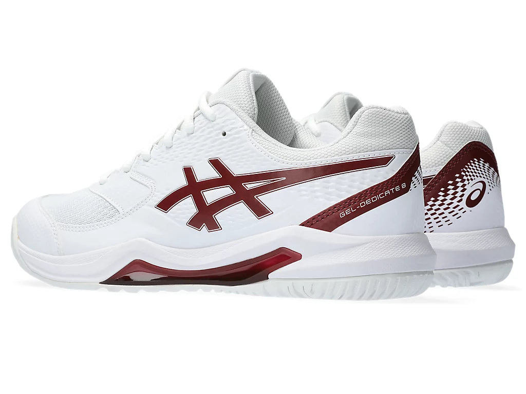 Giày Pickleball Asics Gel-Dedicate 8 White / Antique Red