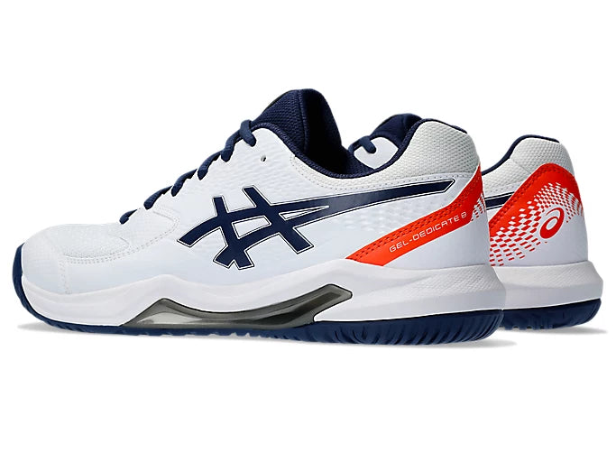 Giày Pickleball Asics Gel-Dedicate 8 White / Blue Expanse