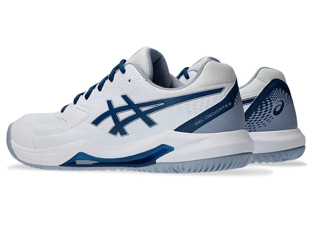 Giày Pickleball Asics Gel-Dedicate 8 White / Mako Blue