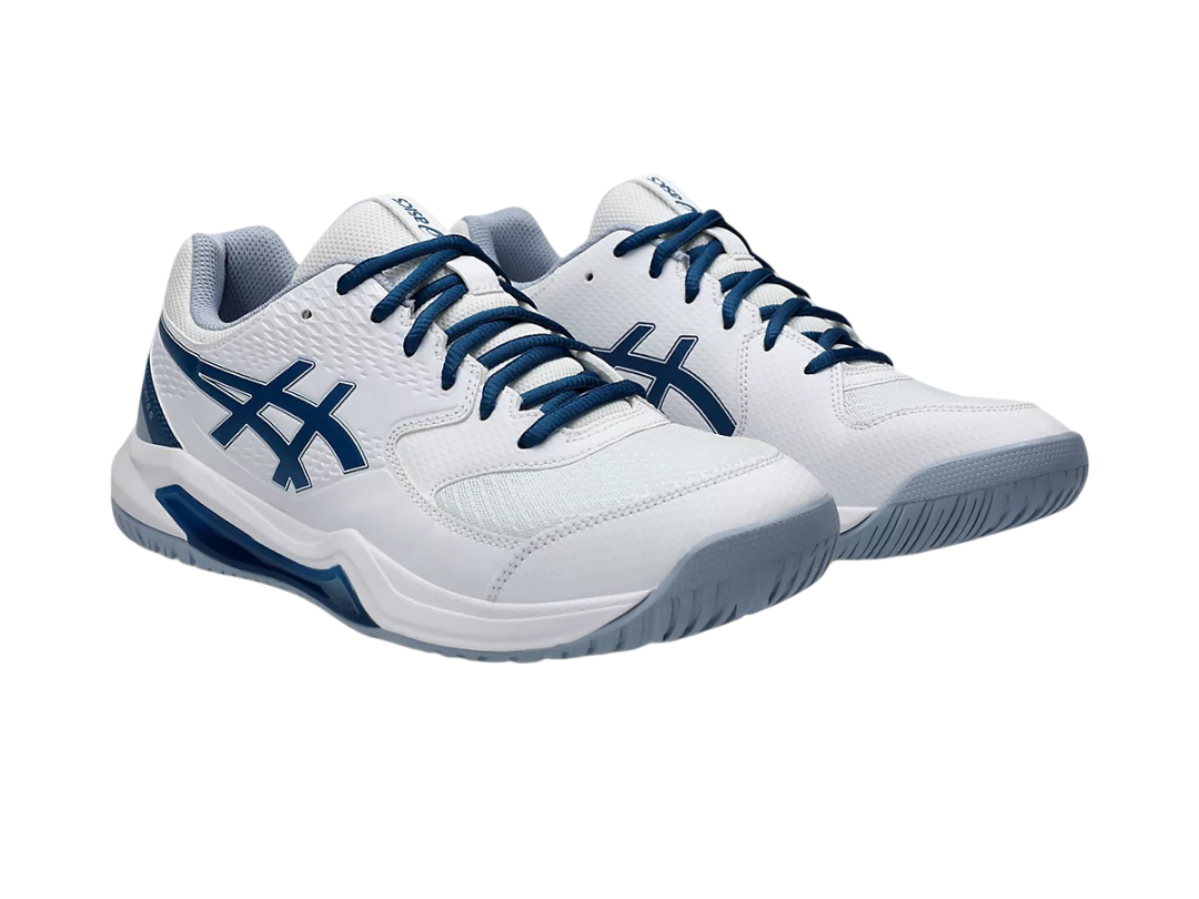 Giày Pickleball Asics Gel-Dedicate 8 White / Mako Blue