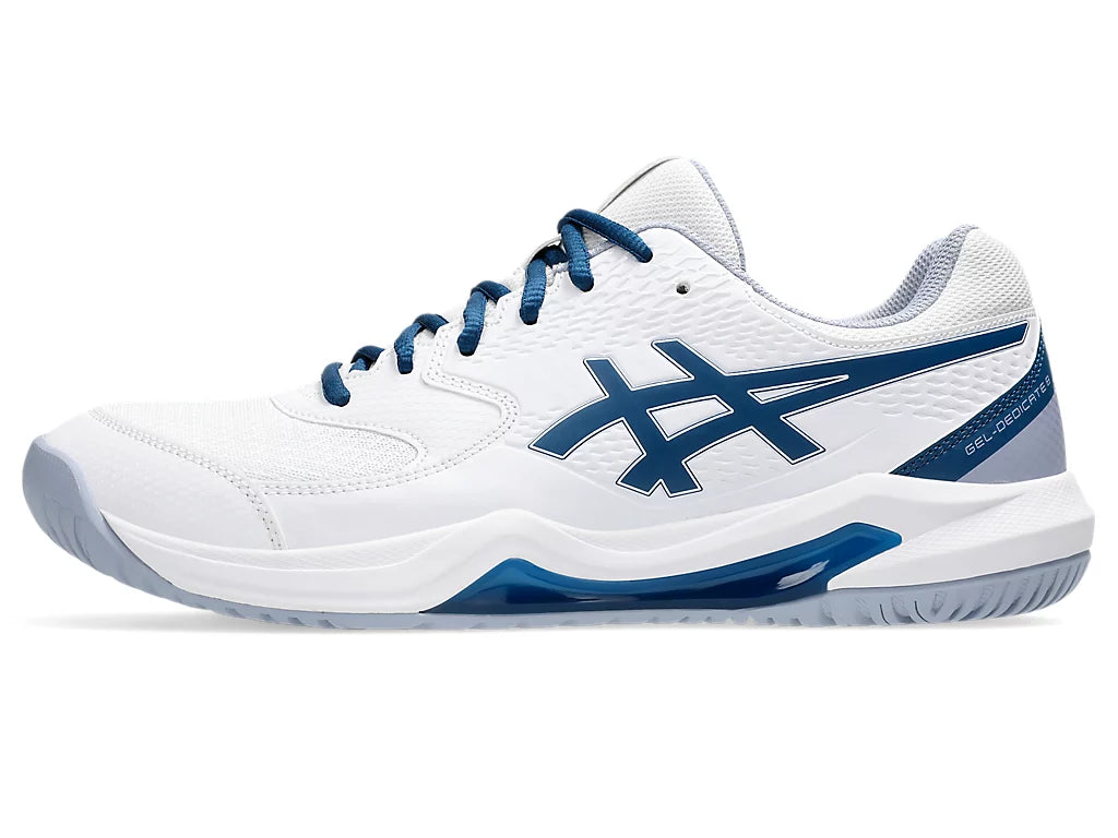 Giày Pickleball Asics Gel-Dedicate 8 White / Mako Blue