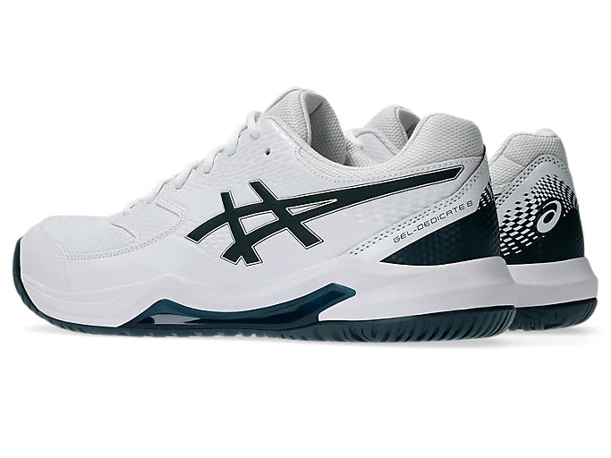 Giày Pickleball Asics Gel-Dedicate 8 White / Saxon Green