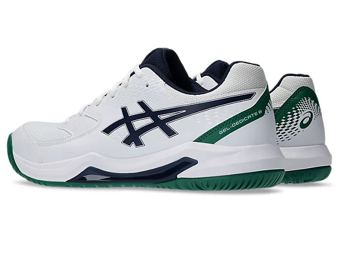 Giày Pickleball Asics Gel-Dedicate 8 White / Midnight