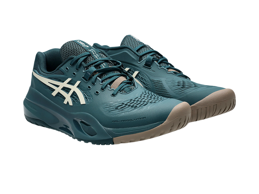 Giày Pickleball Asics Gel-Resolution X Saxon Green/Birch