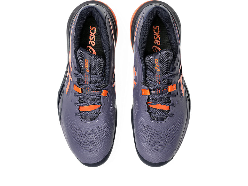 Giày Pickleball Asics Gel-Resolution X Greyish/Nova Orange