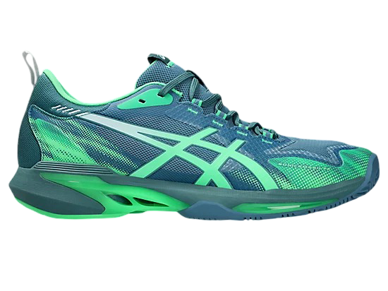 Giày Pickleball Asics Sonic Smash FF | Saba Blue / Vital Green