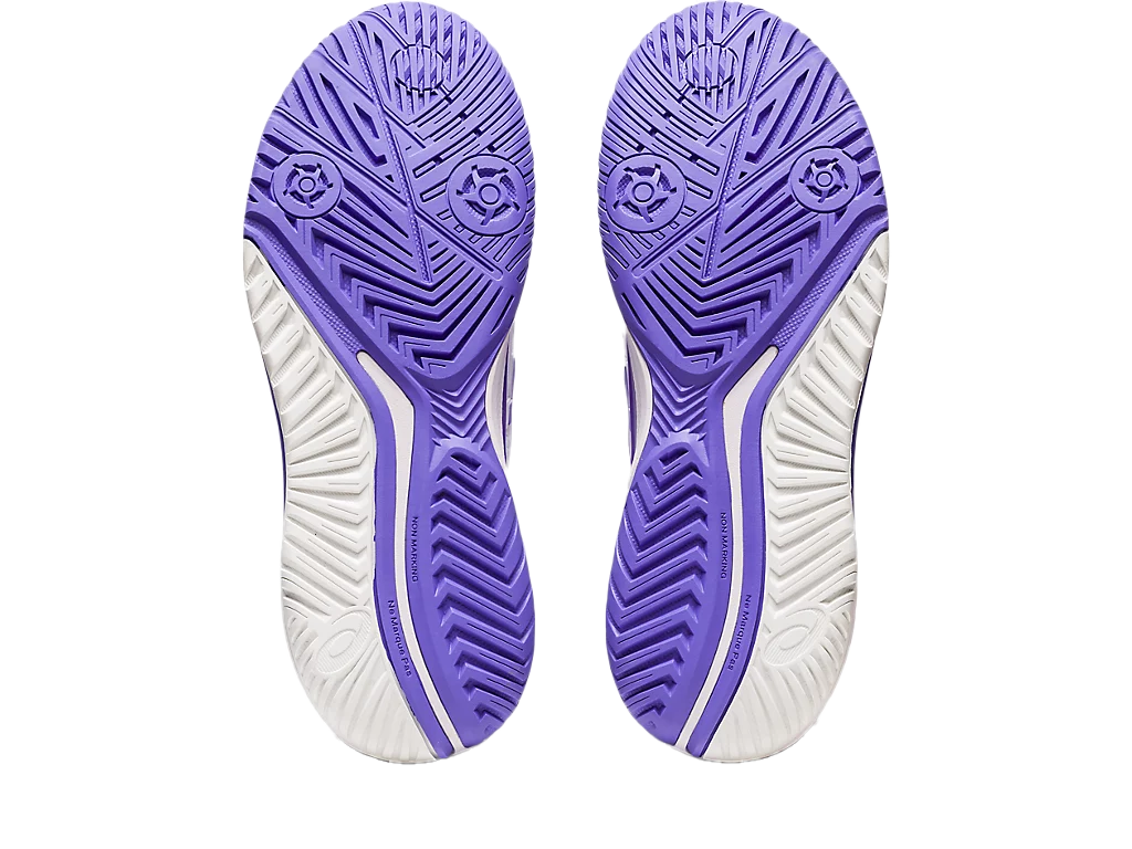 Pickleball Shoes Gel-Resolution 9 White / Amethyst (For Women)