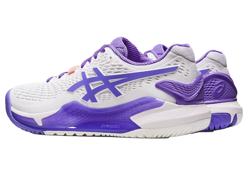Pickleball Shoes Gel-Resolution 9 White / Amethyst (For Women)
