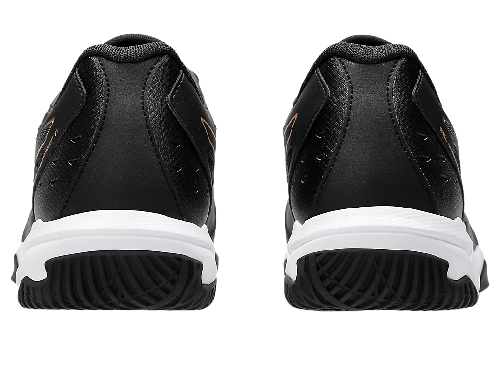 Asics Gel Pickleball Shoes - Rocket 11 Black / Pure Gold (For Men)