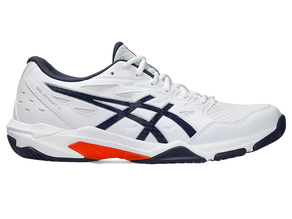 Giày Pickleball Asics Gel - Rocket 11 White / Indigo Fog (Unisex)