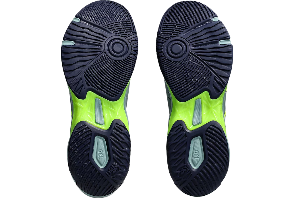 Giày Pickleball Asics Gel - Rocket 11 Celadon / Safety Yellow (Cho Nam)