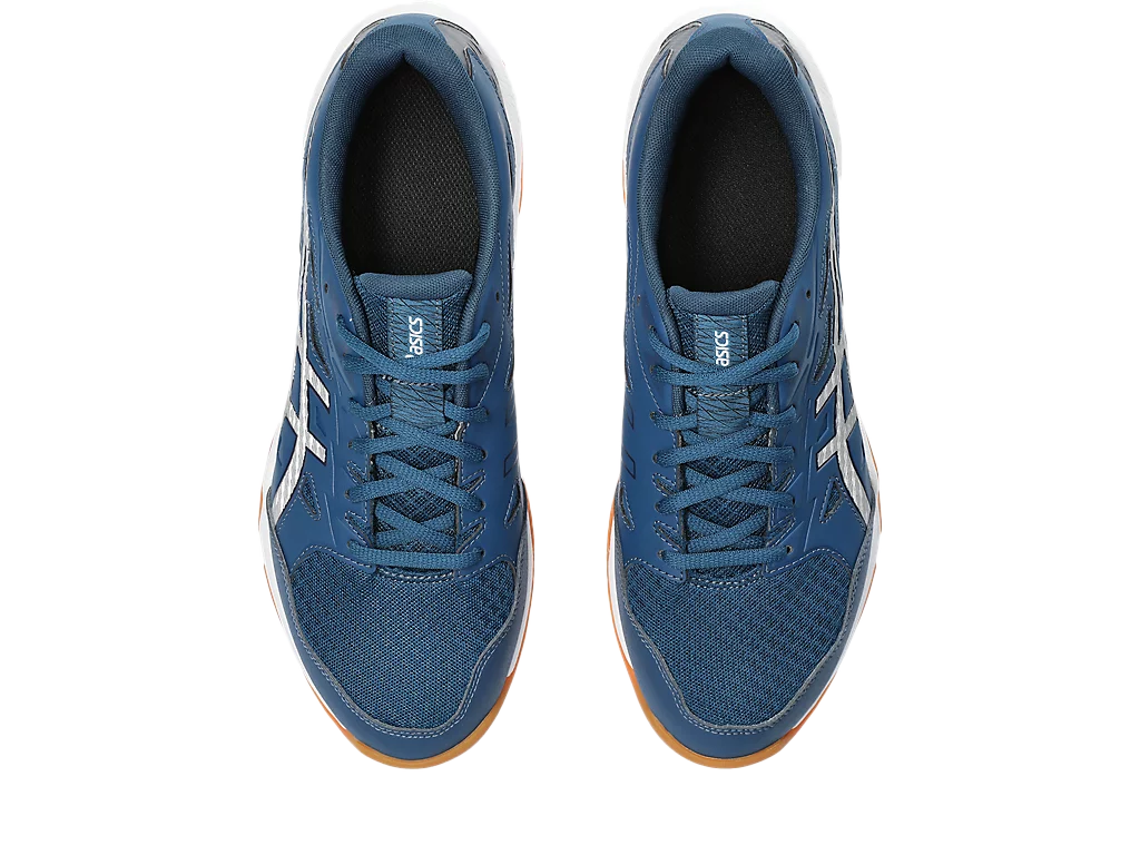 Asics Gel Pickleball Shoes - Rocket 11 Mako Blue / Pure Silver (For Men)