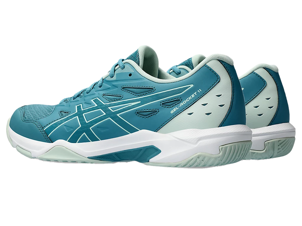 Giày Pickleball Asics Gel - Rocket 11 Blue Teal / Pale Mint (Cho Nam)