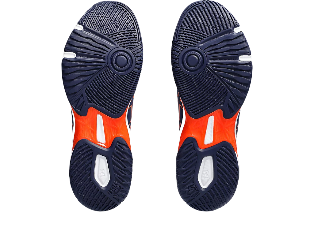 Giày Pickleball Asics Gel - Rocket 11 Peacoat / Shocking Orange (Cho Nam)