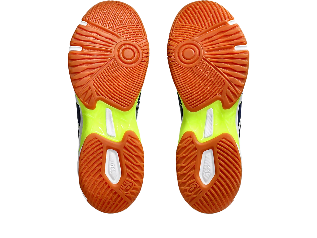 Pickleball Shoes Asics Gel-Rocket 11 Blue Expense / Safety Yellow (For Men)