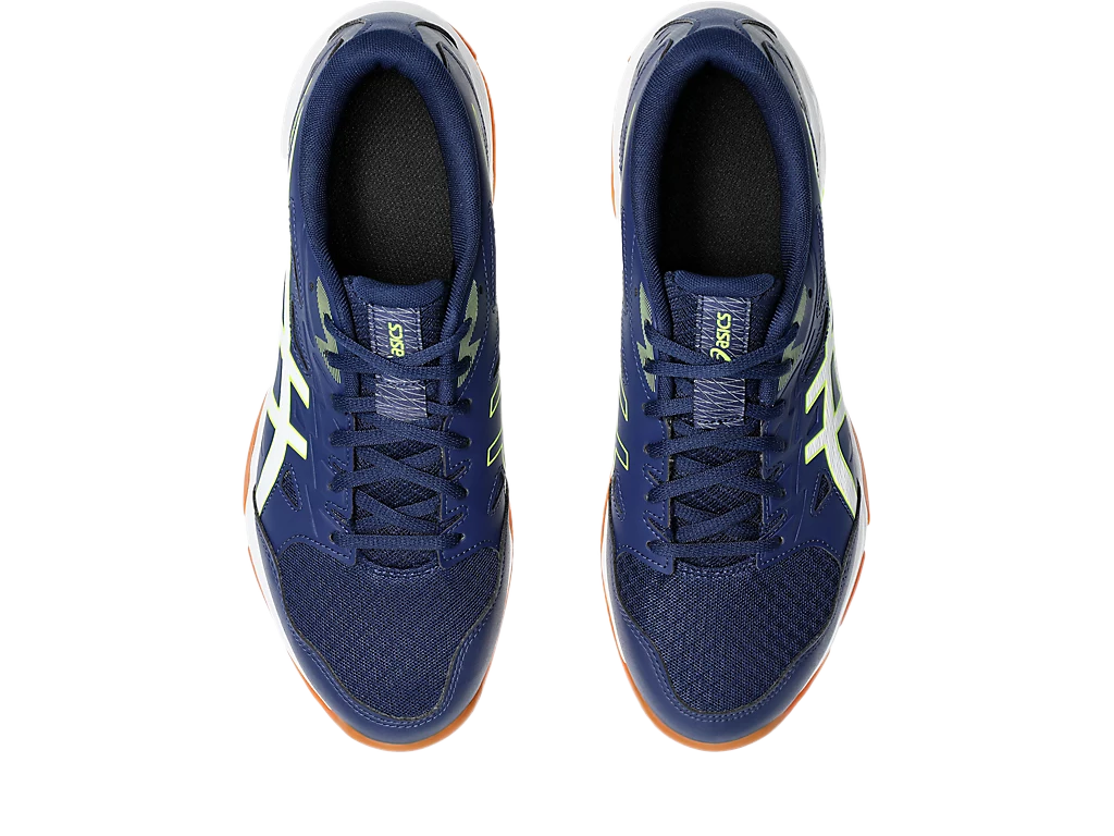 Pickleball Shoes Asics Gel-Rocket 11 Blue Expense / Safety Yellow (For Men)