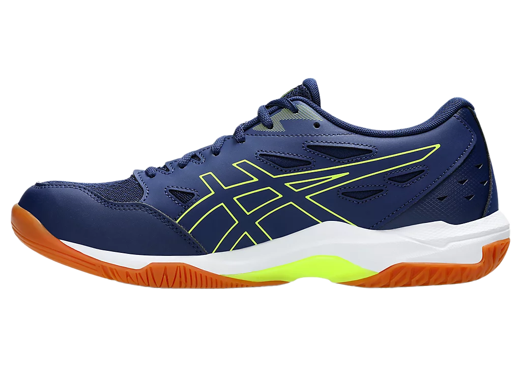 Pickleball Shoes Asics Gel-Rocket 11 Blue Expense / Safety Yellow (For Men)