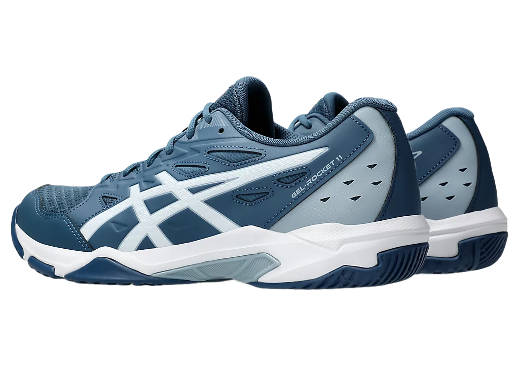 Giày Pickleball Asics Gel - Rocket 11 Vintage Indigo / White (Cho Nam)