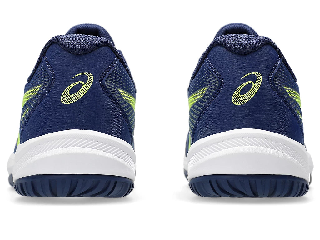 Giày Pickleball Asics Upcourt 6 Blue Expense / Safety Yellow (Cho Nam)