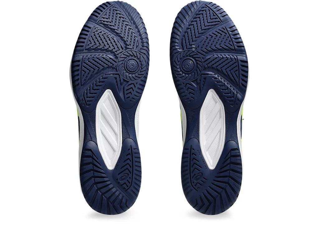 Giày Pickleball Asics Upcourt 6 Blue Expense / Safety Yellow (Cho Nam)