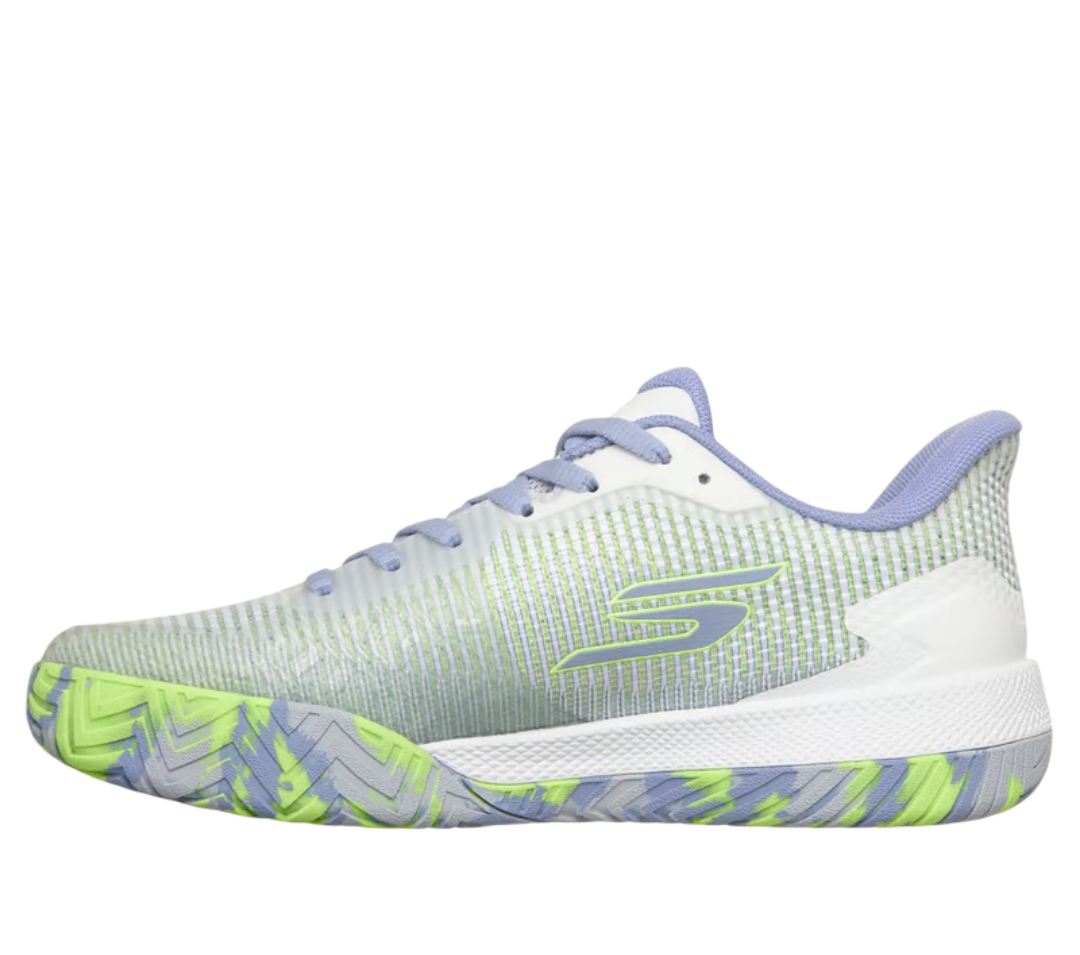 Giày Pickleball Sketcher GO Pickleball Viper Court Pro 2.0 (Trắng Xanh)