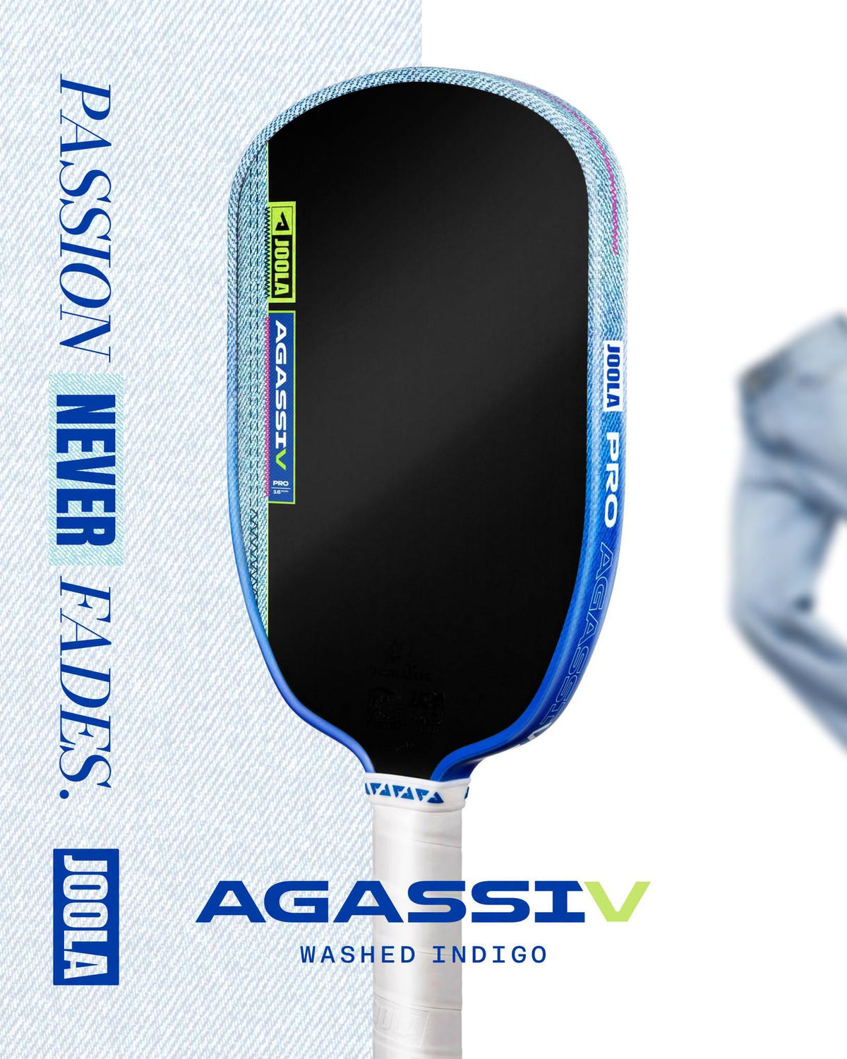 Vợt Pickleball JOOLA Andre Agassi V Washed Indigo Special Edition