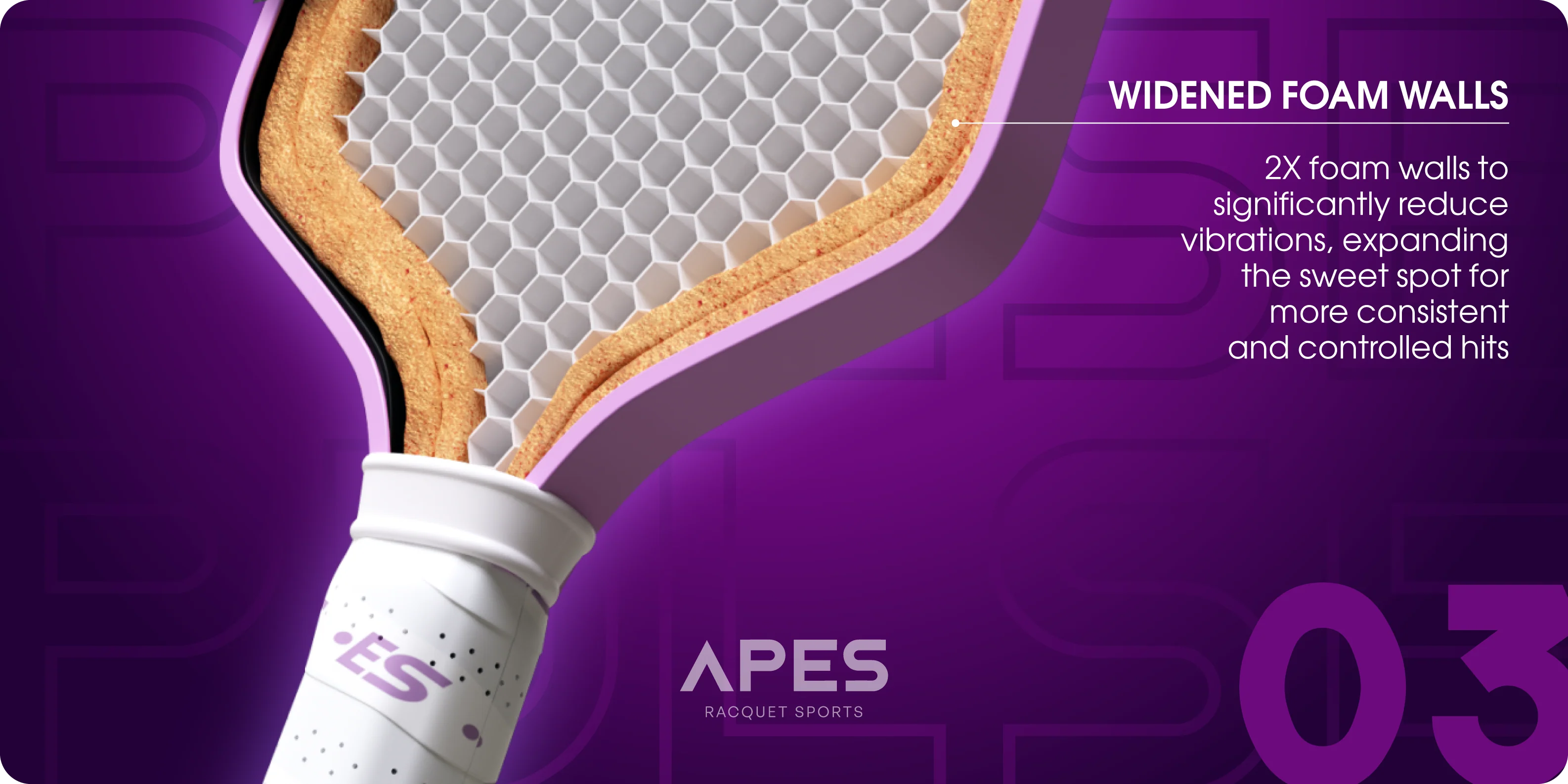 Apes Pulse E Pickleball Racket