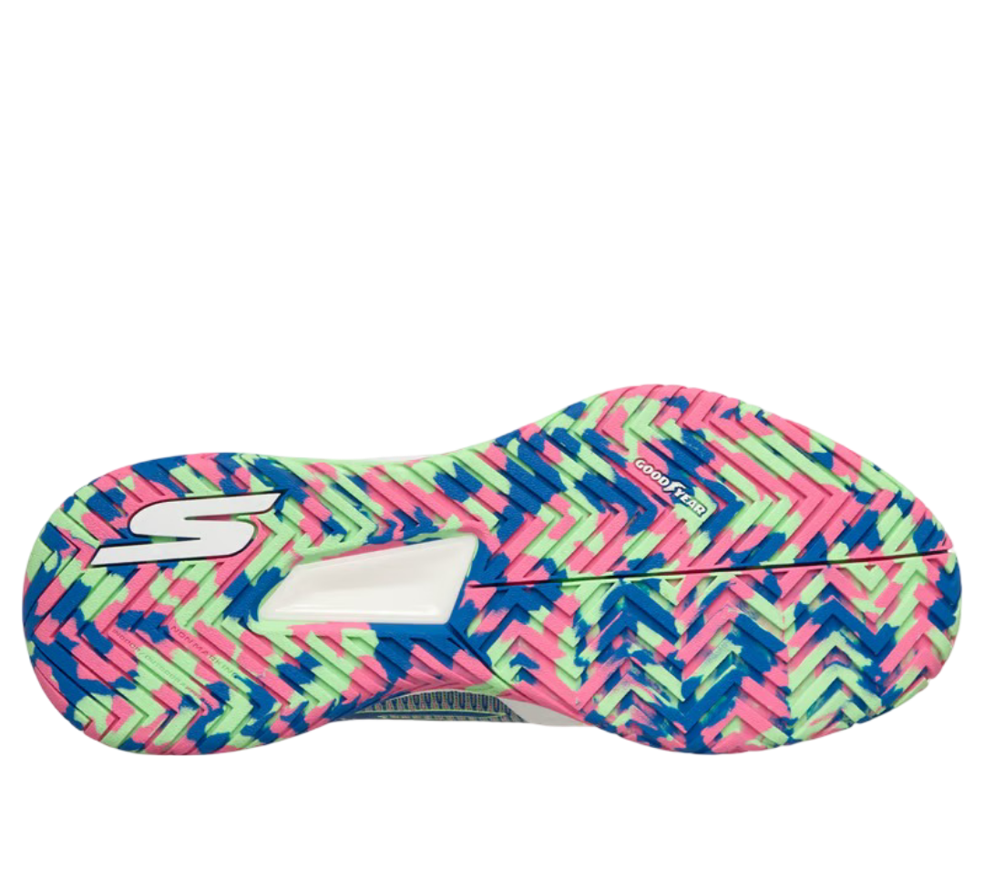 Sketcher GO Pickleball Viper Court Pro 2.0 Pickleball Shoes (Light Blue Pink)