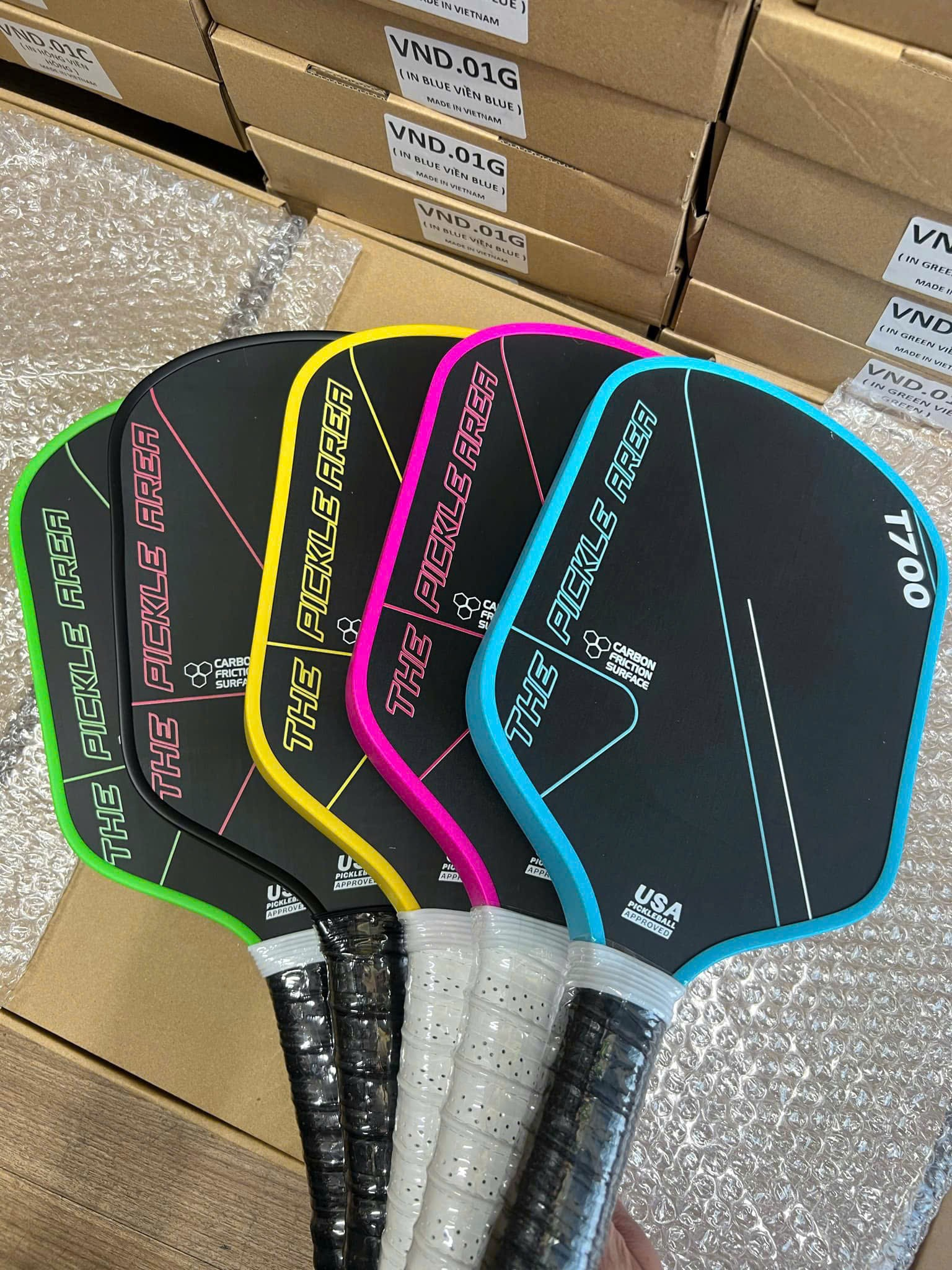 Pickleball Racket Carbon T700 Pink Edition
