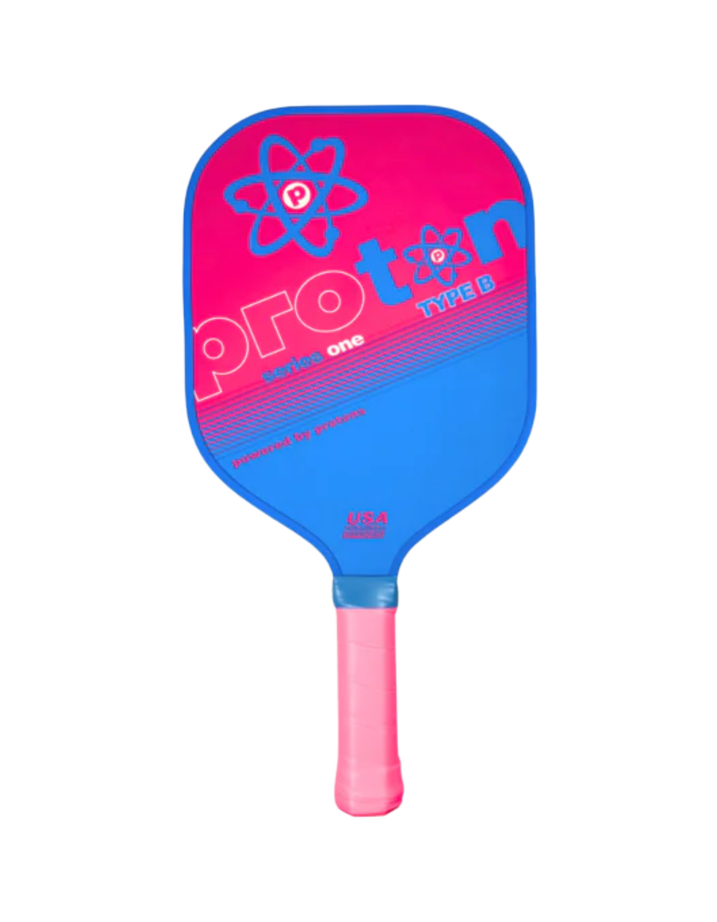 Proton Series 1 Pickleball Racket - Type B - ALL POP (Square Paddle)