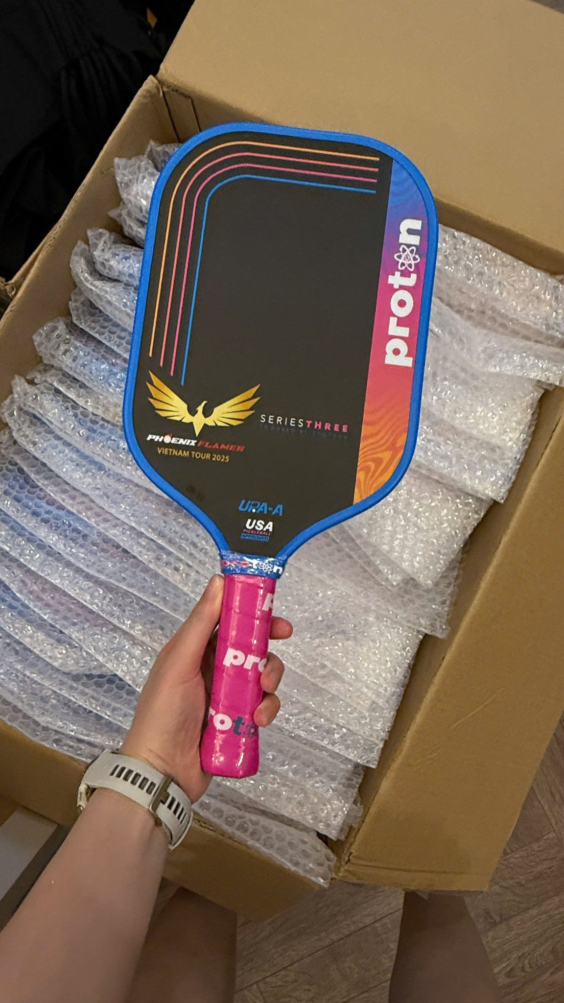 Vợt Pickleball Proton Series Three Limited Edition - Phoenix Flames Vietnam Tour 2025