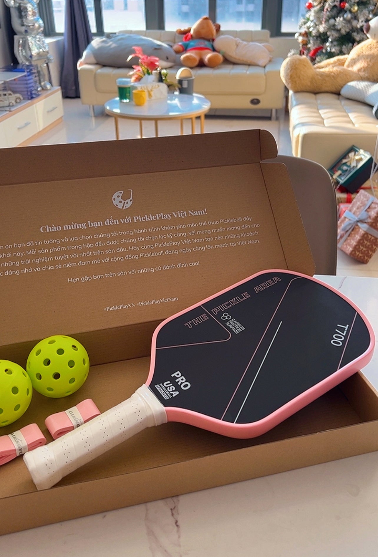 Vợt Pickleball Carbon Friction T700 Pro Series