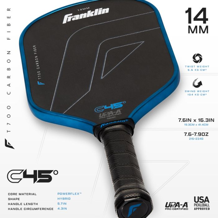 Vợt Pickleball Franklin C45°
