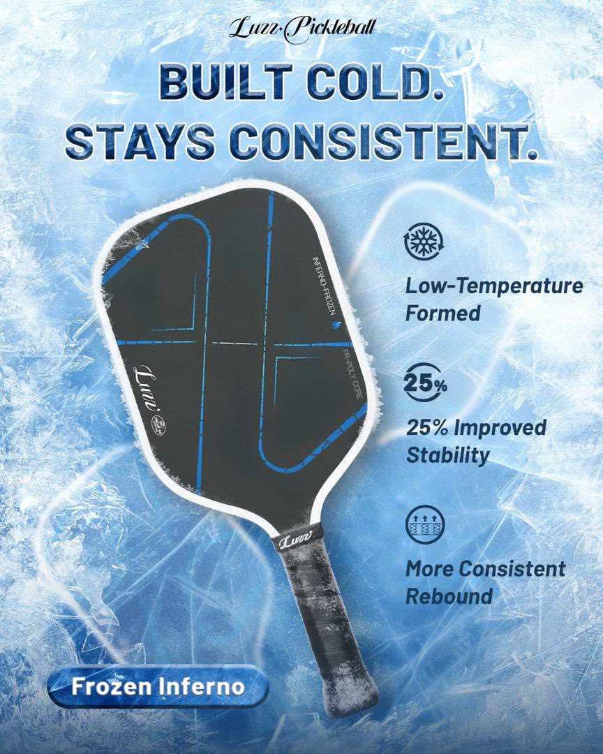 Vợt Pickleball Luzz Pro 4 Inferno MPP Frozen Inferno (Limited Edition)