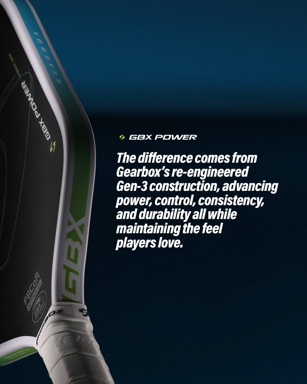 Vợt Pickleball Gearbox GBX Power