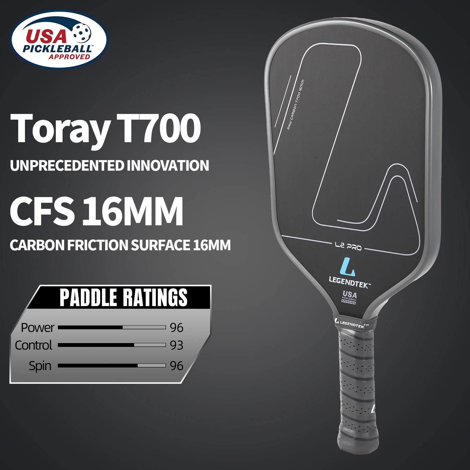 Pickleball racket LEGENDTEK L2 Pro