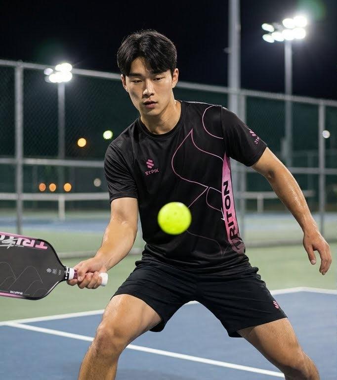 Áo Thi Đấu Pickleball Sypik Triton 5 - Black Edition