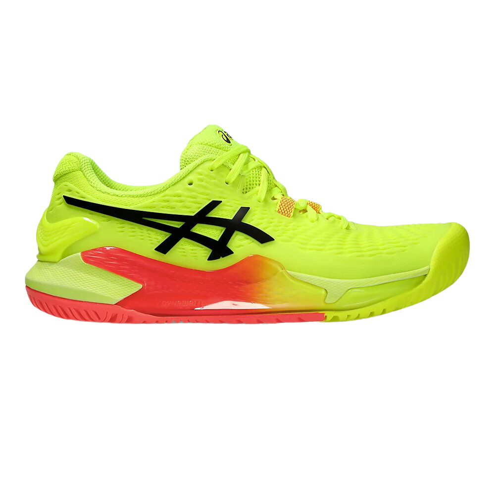 Pickleball Gel Shoes - Resolution 9 Safety Yellow / Black (Unisex)