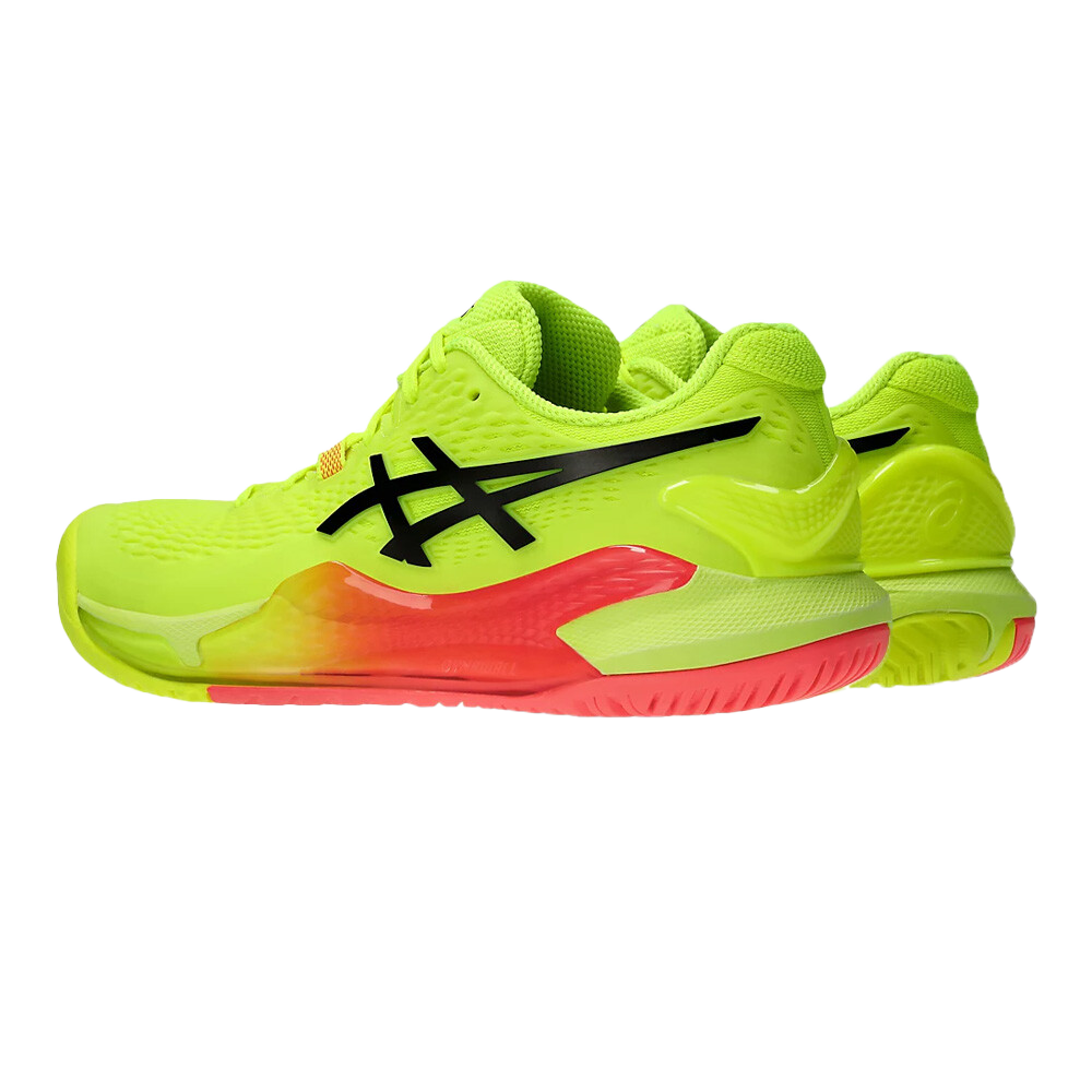 Pickleball Gel Shoes - Resolution 9 Safety Yellow / Black (Unisex)