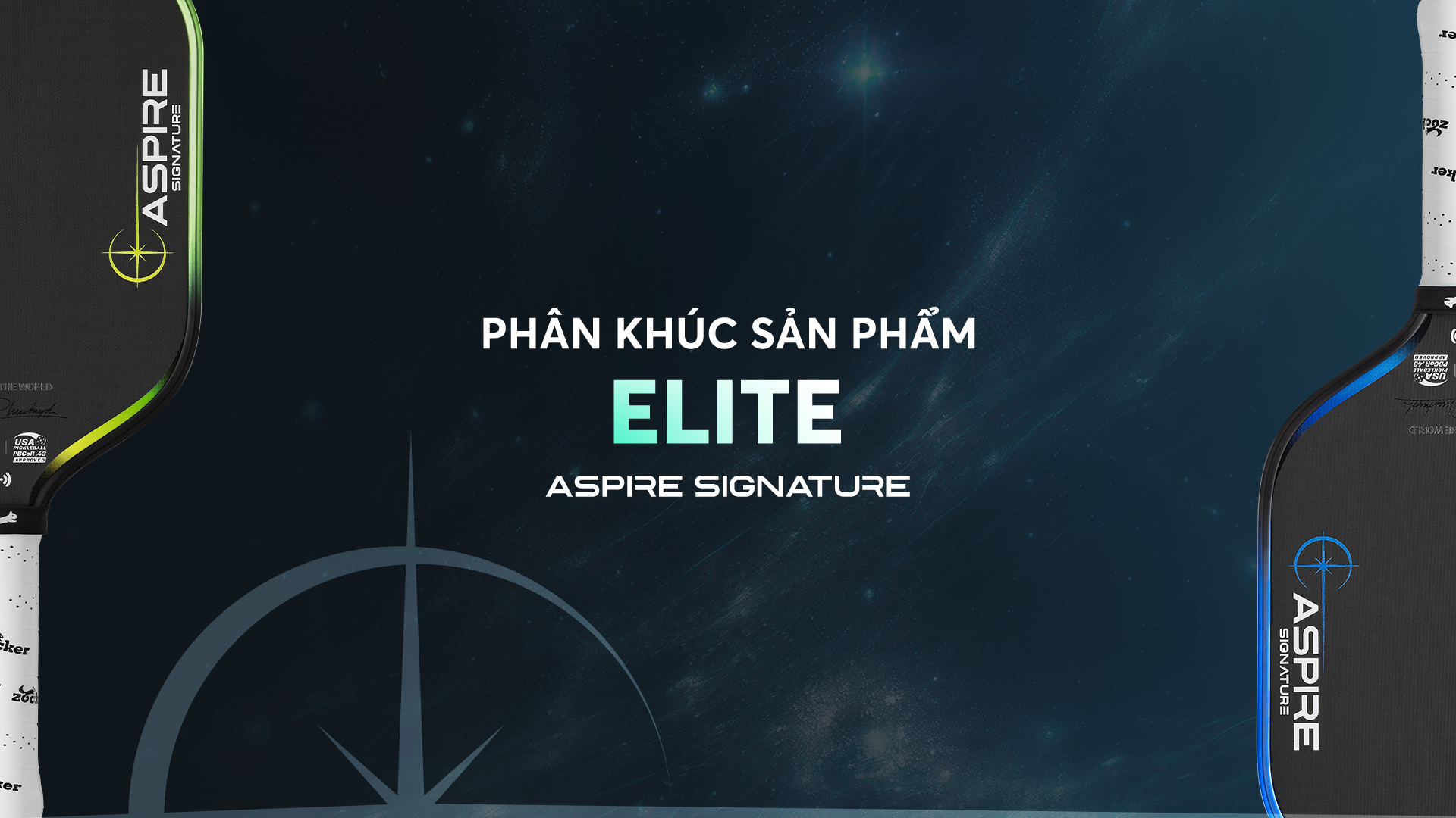 Vợt Pickleball Zocker Aspire Signature x Phúc Huỳnh