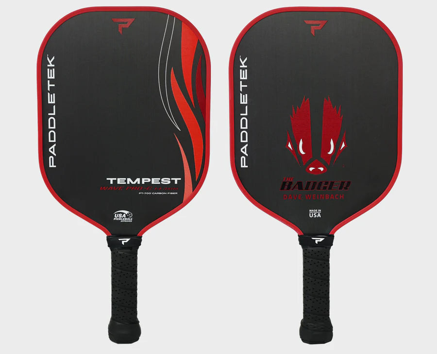 Paddletek Tempest Wave Pro-C The Badger Edition Pickleball Racket