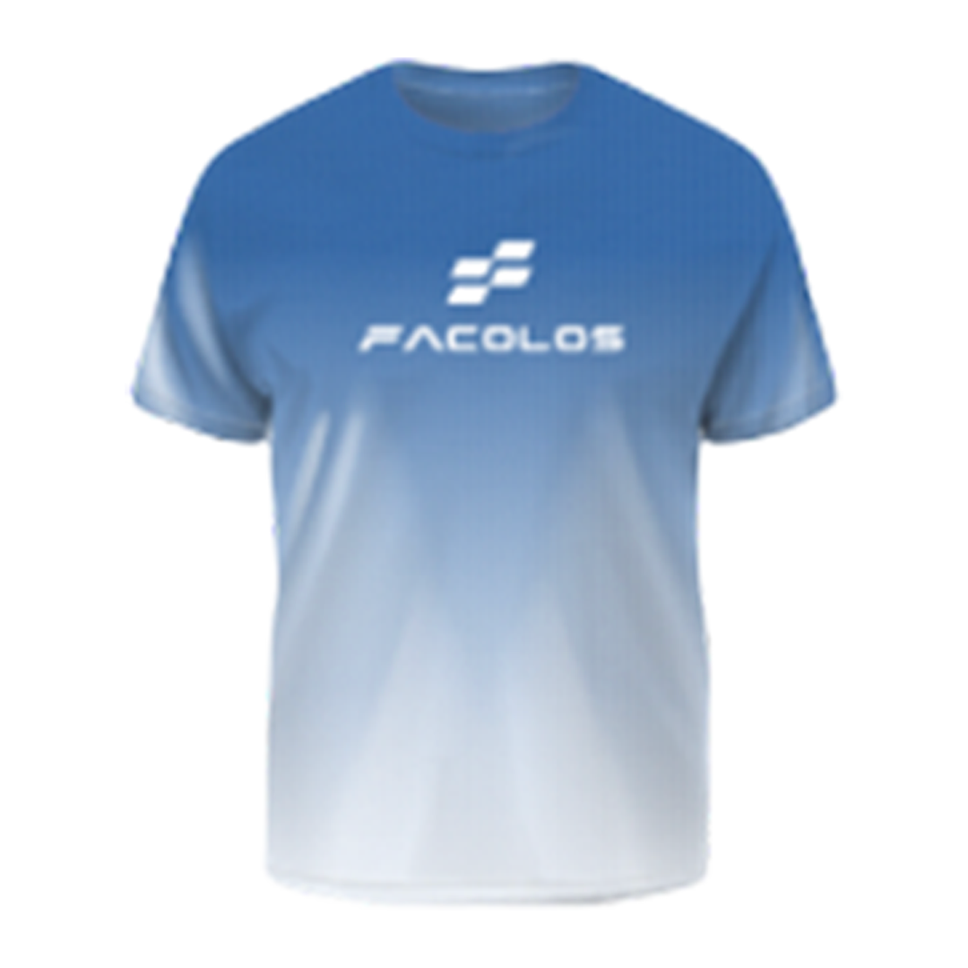 Authentic Facolos Gradient Tee Pickleball Jersey