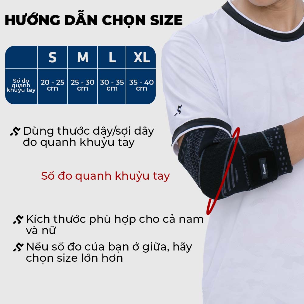 Băng hỗ trợ khuỷu tay Pickleball Spinnix Virex