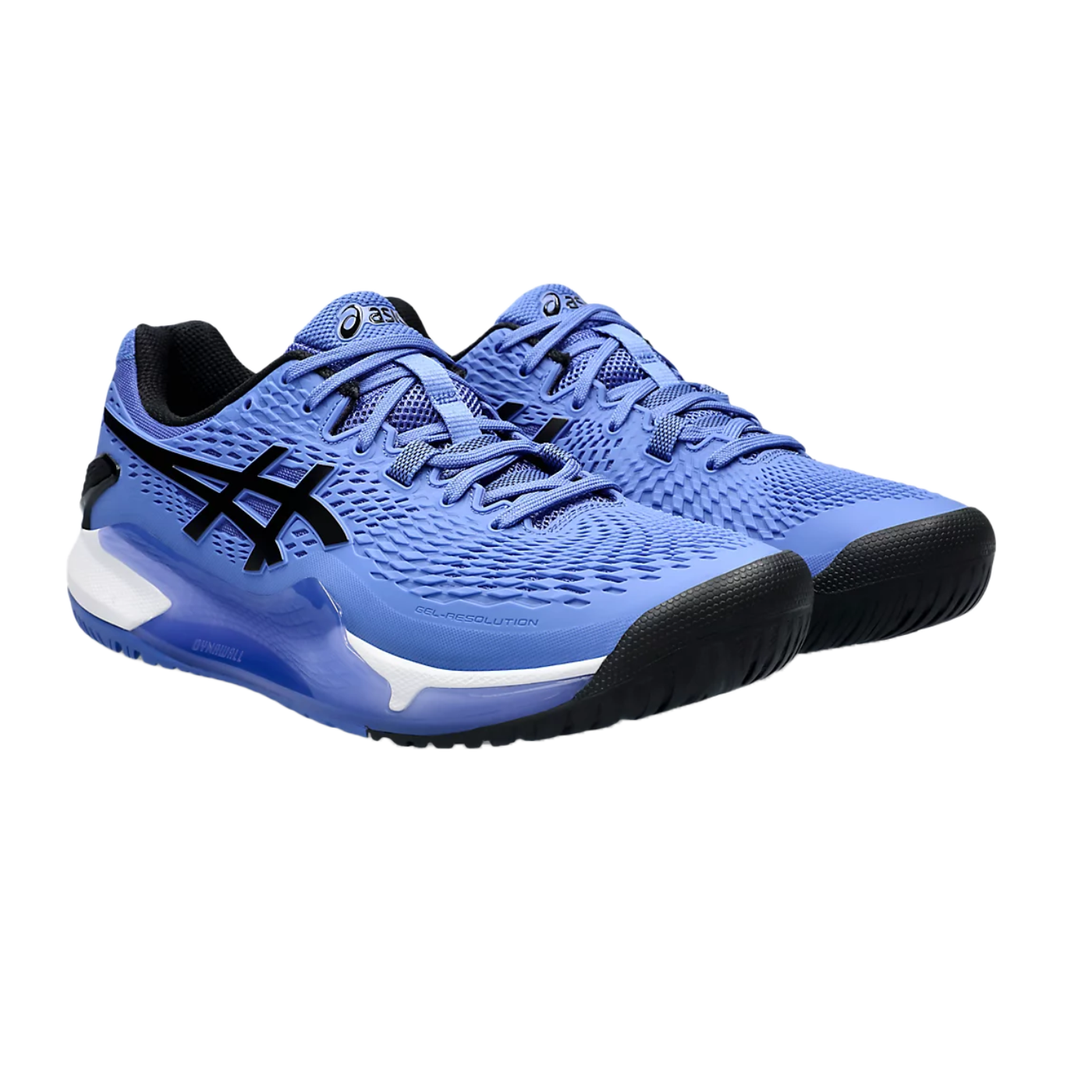 Giày Pickleball Gel - Resolution 9 Black / Sapphire (Cho Nam)