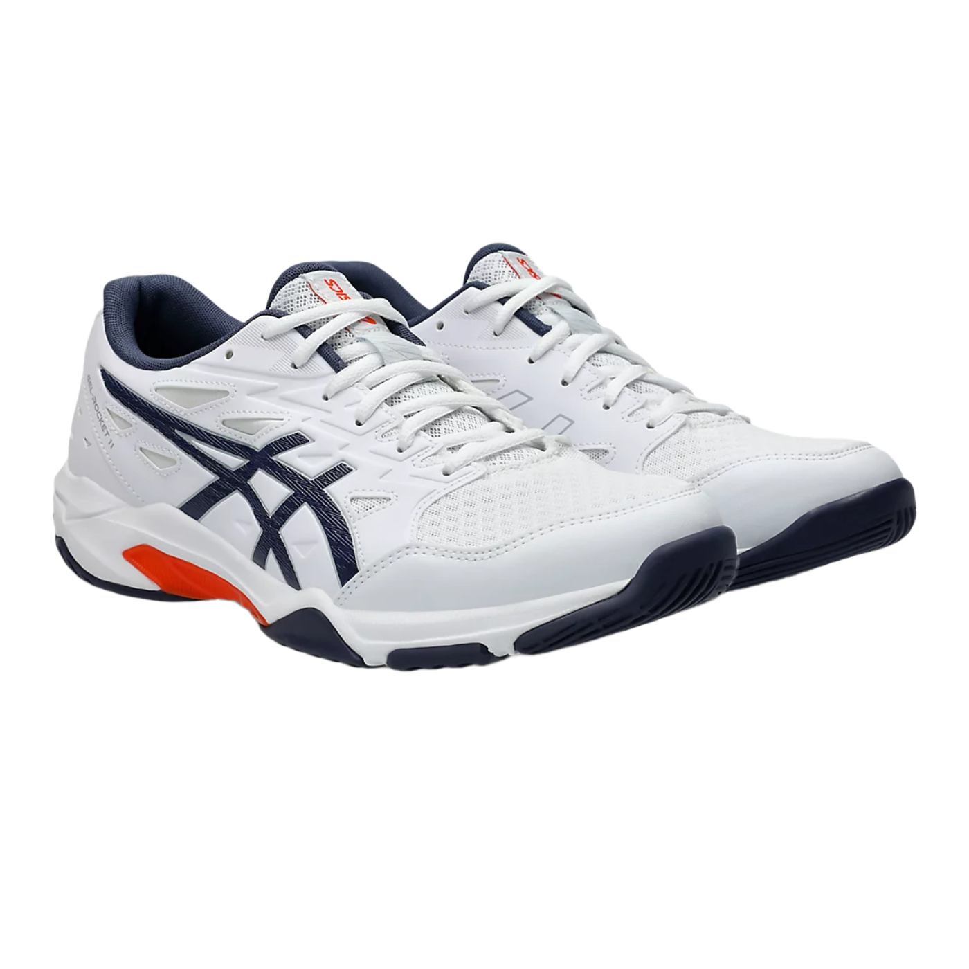 Giày Pickleball Asics Gel - Rocket 11 White / Indigo Fog (Unisex)