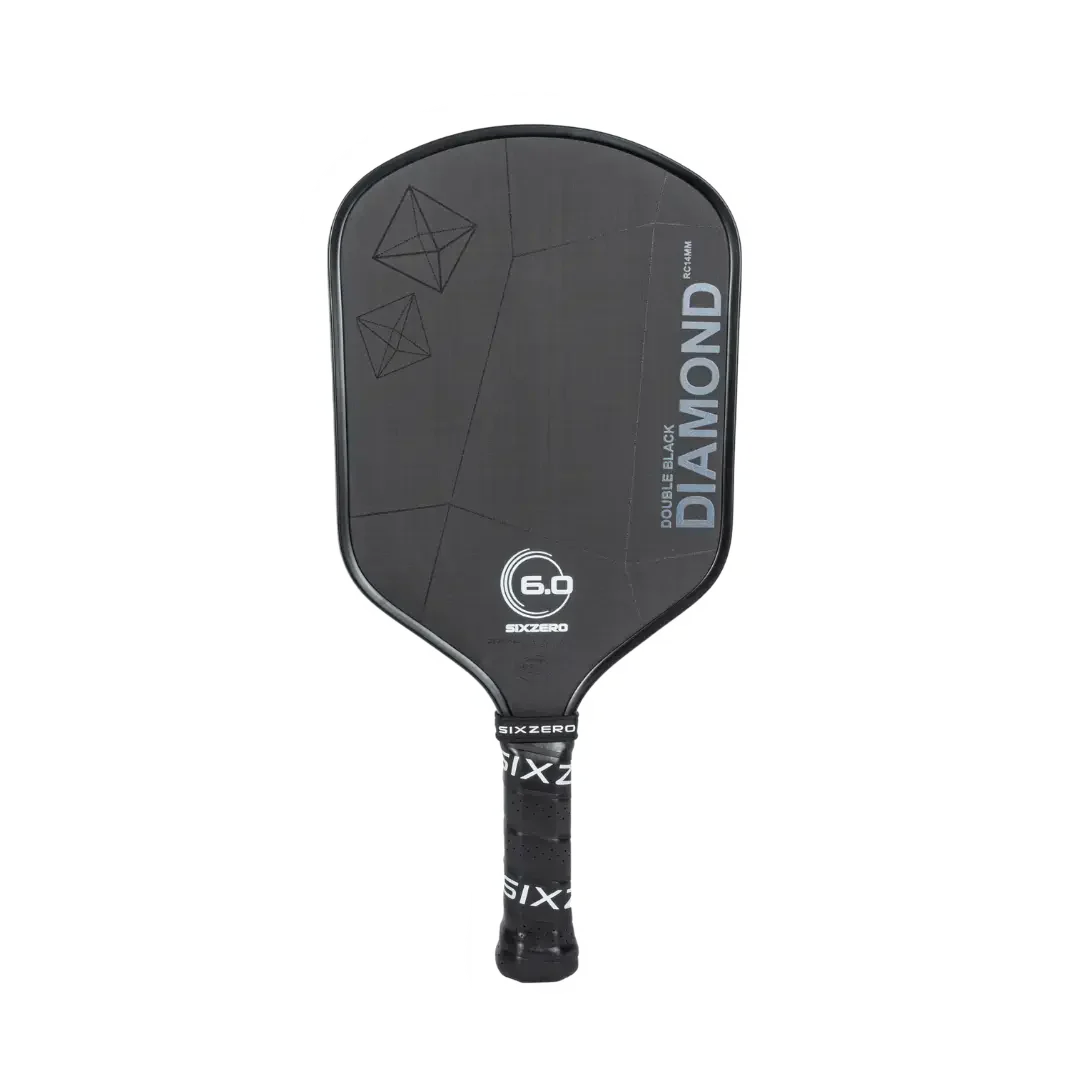 Pickleball Six Zero Double Black Diamond Control racket - 16 mm